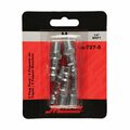 Milton Industries 5Pk 1/4" Mnpt M Plug S-727-5